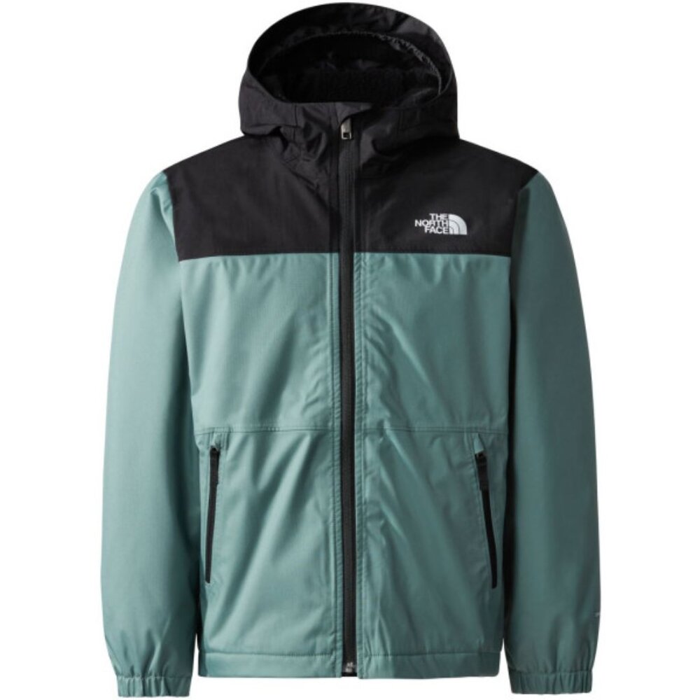 The North Face Warm Storm Boys Insulated Jacket Size Medium Dark Sage